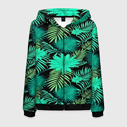 Мужская толстовка на молнии Tropical pattern