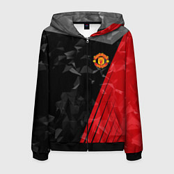 Мужская толстовка на молнии FC Manchester United: Abstract