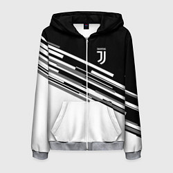 Мужская толстовка на молнии FC Juventus: B&W Line