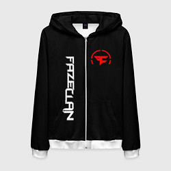 Толстовка 3D на молнии мужская FaZe Clan: E-Sports, цвет: 3D-белый