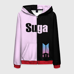 Мужская толстовка на молнии BTS Suga