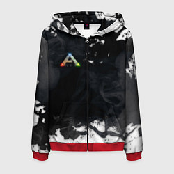 Толстовка 3D на молнии мужская Ark Survival Evolved, цвет: 3D-красный