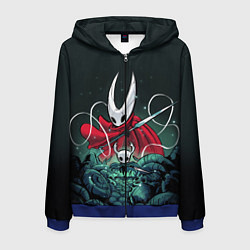 Толстовка 3D на молнии мужская Hollow Knight, цвет: 3D-синий