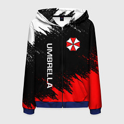 Толстовка 3D на молнии мужская UMBRELLA CORP, цвет: 3D-синий
