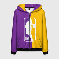 Толстовка 3D на молнии мужская NBA Kobe Bryant, цвет: 3D-черный