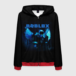 Толстовка 3D на молнии мужская ROBLOX, цвет: 3D-красный