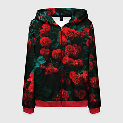 Мужская толстовка на молнии Розы