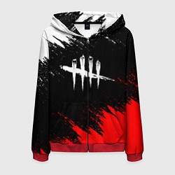 Толстовка 3D на молнии мужская DEAD BY DAYLIGHT, цвет: 3D-красный