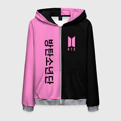 Мужская толстовка на молнии BTS