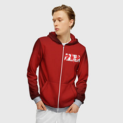 Толстовка 3D на молнии мужская Akira, цвет: 3D-меланж — фото 2