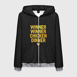 Мужская толстовка на молнии Pubg Top 1