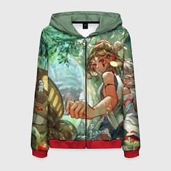 Мужская толстовка на молнии Гибли