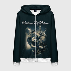 Толстовка 3D на молнии мужская Children of Bodom 4, цвет: 3D-белый
