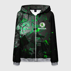 Мужская толстовка на молнии SKODA