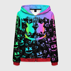 Толстовка 3D на молнии мужская MARSHMELLO, цвет: 3D-красный