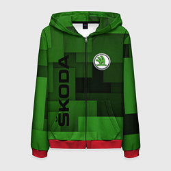 Мужская толстовка на молнии SKODA