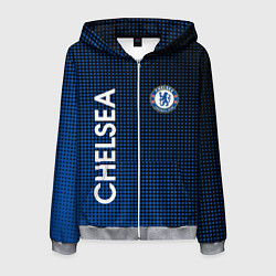 Толстовка 3D на молнии мужская CHELSEA, цвет: 3D-меланж