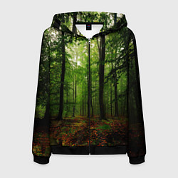 Мужская толстовка на молнии Лес