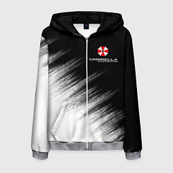 Толстовка 3D на молнии мужская Амбрелла, цвет: 3D-меланж