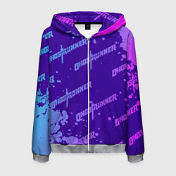 Мужская толстовка на молнии Ghostrunner узор