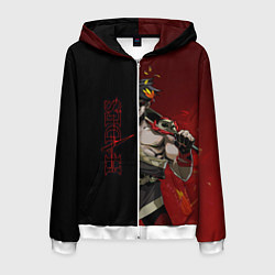 Толстовка 3D на молнии мужская Hades, цвет: 3D-белый