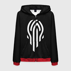 Толстовка 3D на молнии мужская Nokk Rainbow Six Art 02, цвет: 3D-красный