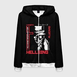 Мужская толстовка на молнии Hellsing