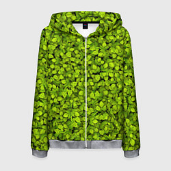 Толстовка 3D на молнии мужская Хмель, цвет: 3D-меланж