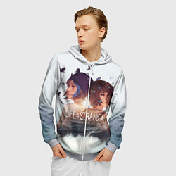 Толстовка 3D на молнии мужская Life is strange Remaster, цвет: 3D-меланж — фото 2