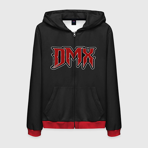 Мужская толстовка на молнии DMX Vintage / 3D-Красный – фото 1