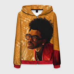 Толстовка 3D на молнии мужская After Hours - The Weeknd, цвет: 3D-красный