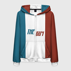 Толстовка 3D на молнии мужская The БИЧ, цвет: 3D-белый