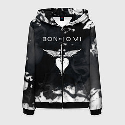 Мужская толстовка на молнии BON JOVI БОН ДЖОВИ