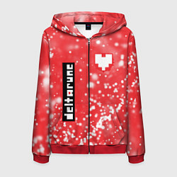 Мужская толстовка на молнии DELTARUNE Частицы