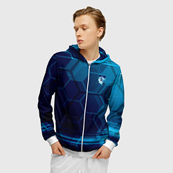 Толстовка 3D на молнии мужская Z - Гордость Питера, цвет: 3D-белый — фото 2