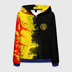 Толстовка 3D на молнии мужская Кобра Кай Cobra Kai, цвет: 3D-синий