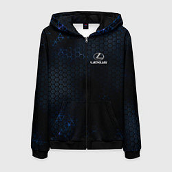 Мужская толстовка на молнии Lexus лексус