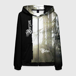 Толстовка 3D на молнии мужская Burzum - Belus, цвет: 3D-черный