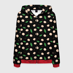 Толстовка 3D на молнии мужская Пельмени с лавровым листом и перцем, набор, цвет: 3D-красный