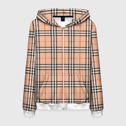 Мужская толстовка на молнии Королевский тартан