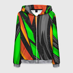 Мужская толстовка на молнии Абстракция