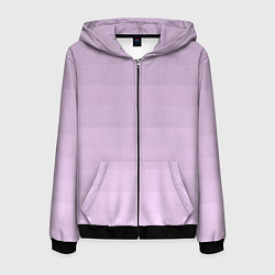 Мужская толстовка на молнии Монохромный полосатый розовато-сиреневый