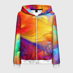 Мужская толстовка на молнии Бесконечные краски
