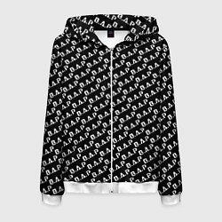 Мужская толстовка на молнии B A P black n white pattern