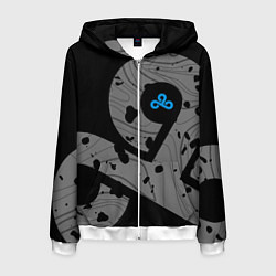 Мужская толстовка на молнии Форма Cloud 9 black