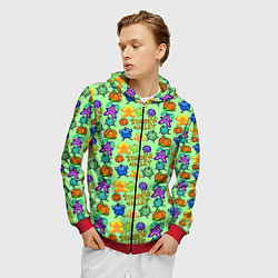 Толстовка 3D на молнии мужская Джунимо из Стардью, цвет: 3D-красный — фото 2