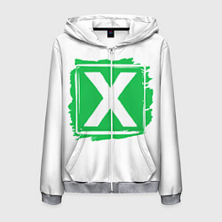 Толстовка 3D на молнии мужская Ed Sheeran Multiply, цвет: 3D-меланж