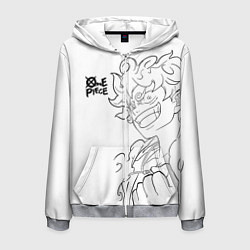 Мужская толстовка на молнии Ван пис - Луффи гир 5