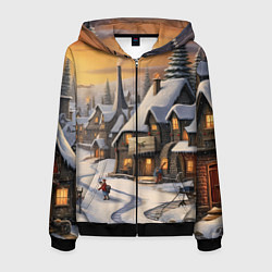 Мужская толстовка на молнии Необыкновенные приключения под новый год