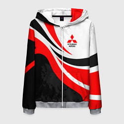 Мужская толстовка на молнии Evo racer mitsubishi - uniform